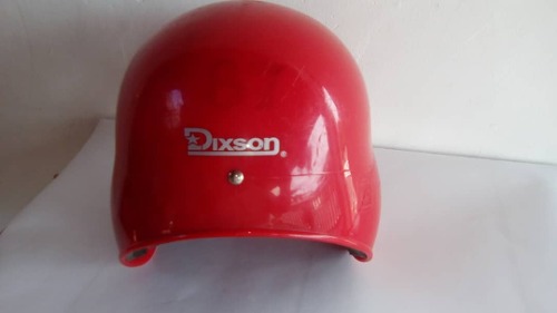 Casco Beisbol Marca Dixson Doble Orejera Color Rojo