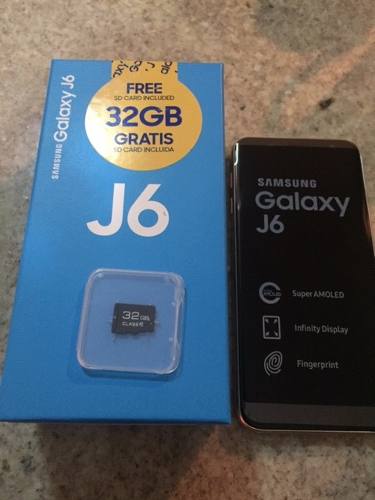 Celular J6 Samsung Galaxy + Memoria 32 Gb