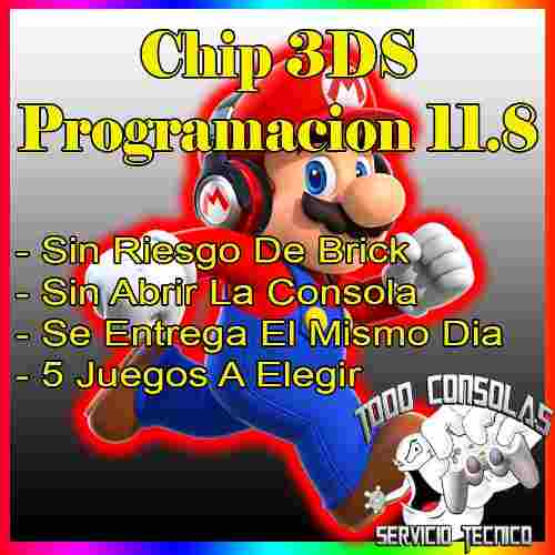 Chip Virtual Para Nintendo 3ds Tienda Fisica