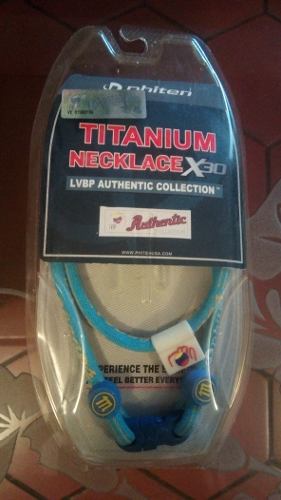 Collar Original Phinten Lvbp Titanium Necklace X30