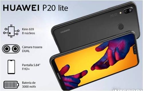 Huawei P20 Lite - 4gb Ram Y 32 Gb Intetno