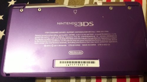 Nintendo 3ds + Dos Juegos Originales + Cargador