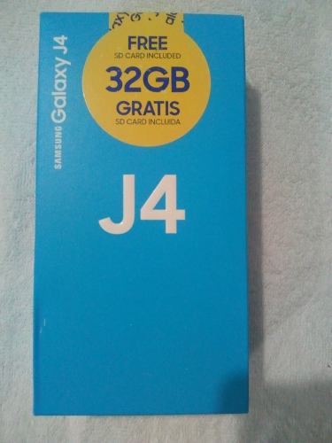 Combo Samsung J4 32 Gb + Forro + Vidrio T. + Memoria Sd 32