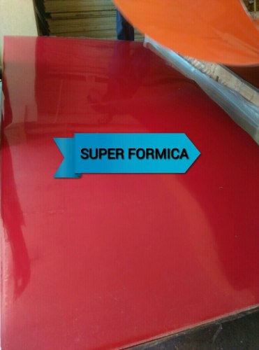 Formica Lamina Decorativa Color Rojo Ferrari Alto Brillo