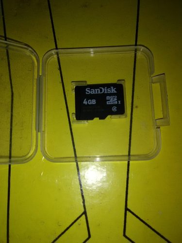 Memoria Micro Sd Hc Sandisk 4gb Telefono Android