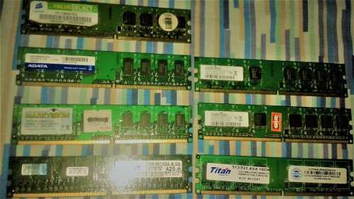 Memoria Ram Ddr2 Para Pc De512 Mb Bus 800 Mhz