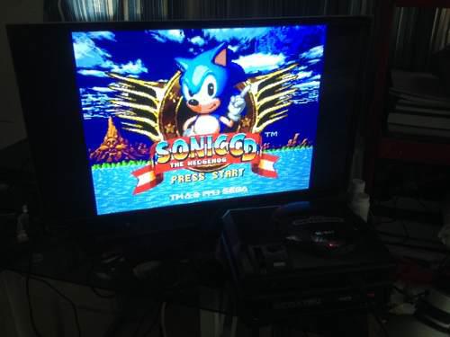 Sega Cd Modelo 1 Y Juego De Sonic Cd