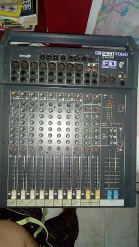 Consola De Audio Profesional Pasiva, Spirit Folio F100