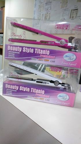Plancha Professional Beauty Style Titanio 450° Ultra Rapida