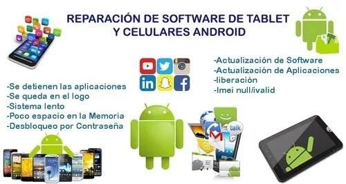 Servicio Tec. Software Rom Y Flasheo Para Celulares Android