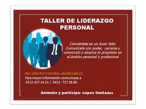 Taller de liderazgo personal