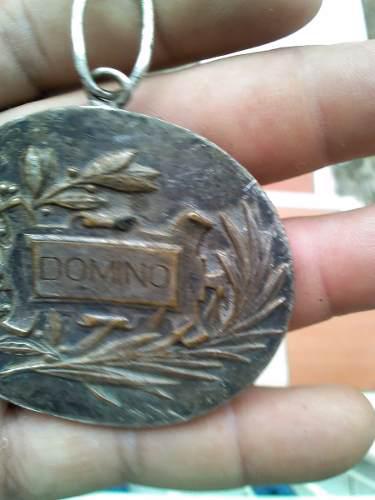 Antigua Medalla De Los Juegos Industriales De Aragua