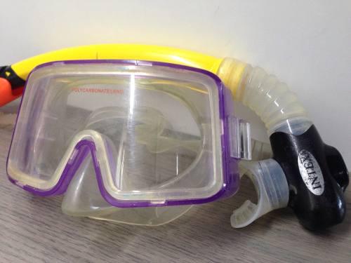 Careta Máscara Intex Lentes De Policarbonato Para Snorkel