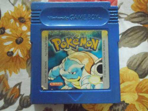 Juego Game Boy Pokemon Edición Azul (dañado)
