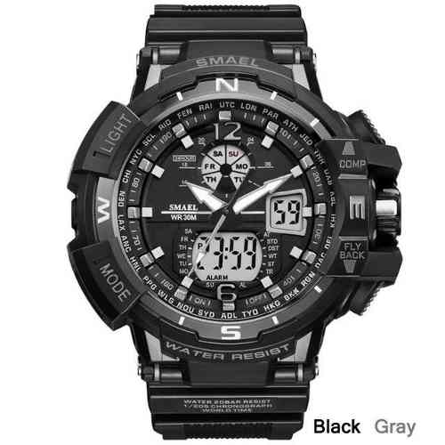 Reloj Smael c Cronografo Sports Dual Ver Imagenes