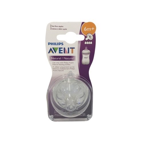 Set De Dos Tetinas Avent Natural, 6m+