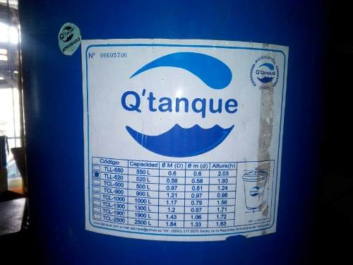 Tanque Para Agua Cilindrico 520 Litros