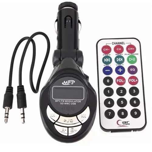 Transmisor Fm 4 En 1 Para Carro Con Control Usb Slot Sd