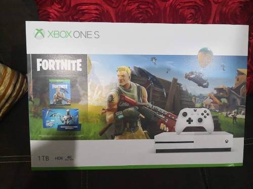 Xbox One S 1tb Blanco + Fornite Console Nuevo