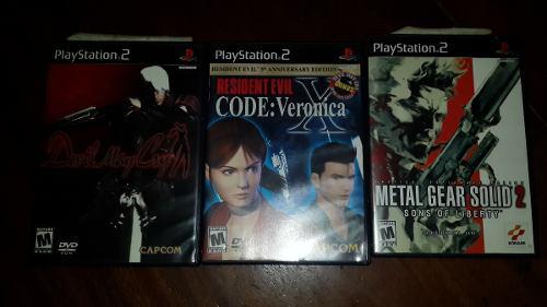 3 Juegos Originales De Ps 2