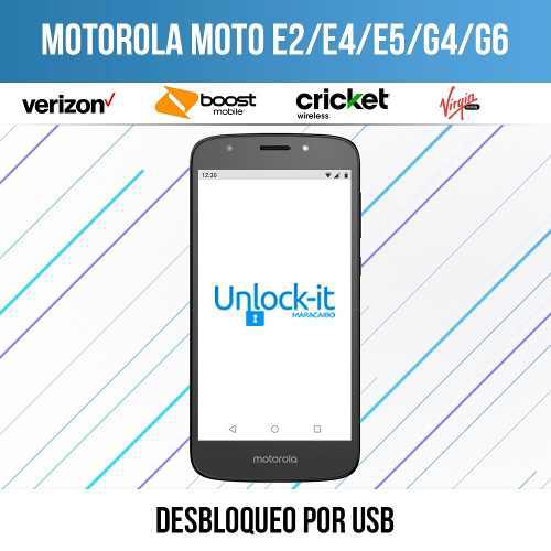 Codigo Desbloqueo Motorola Moto E4 E5 G6 Play Cruise Forge