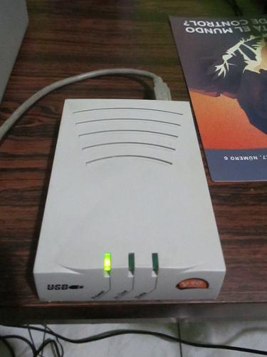 Fax Modem Externo Hp 56k V90 Usb Data Fax Modem (um9800-u)