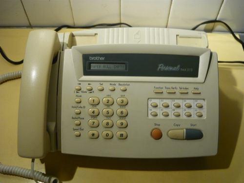 Fax Telefono Brother Personal 275 Funcional Operativo.