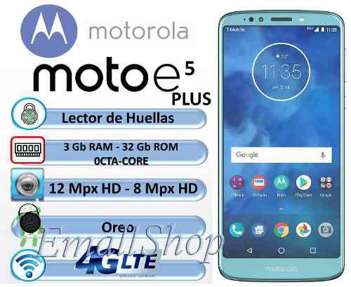 Moto E5 Plus Octa-core 32gb 3gb Ram 5000mah 4g Digitel