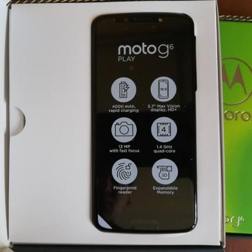 Motorola Moto G6 Play Nuevo A Estenar Turbo Cargador