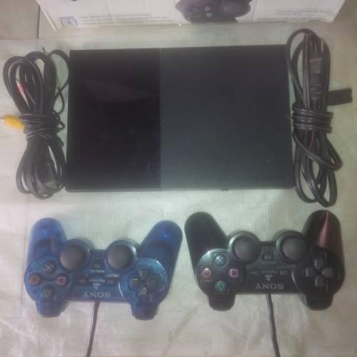 Playstation 2 Chispeado Con 2 Controles 6 Juegos