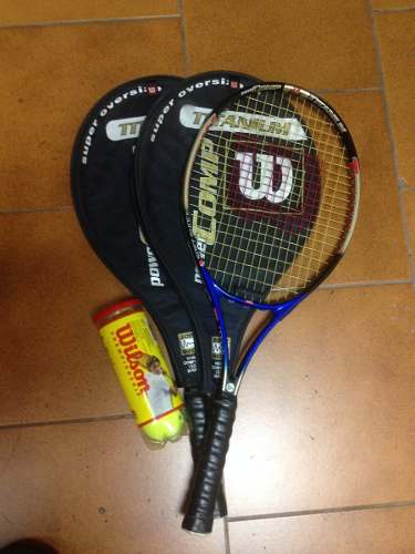 Raquetas De Tenis Wilson Titanium Power Comp