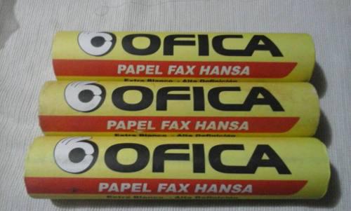 Rollo De Papel Para Fax Marca Ofica