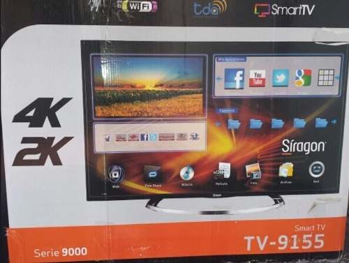Smart Tv 55 Siragon 4k Led Slim Wifi Siragon Factura Y Caja