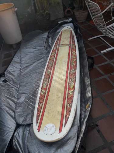 Tabla De Surf South Point De Epoxy 8 Pies Blanca Y Rosa