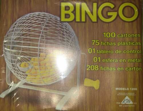 Bingo Profesional 100 Cartones