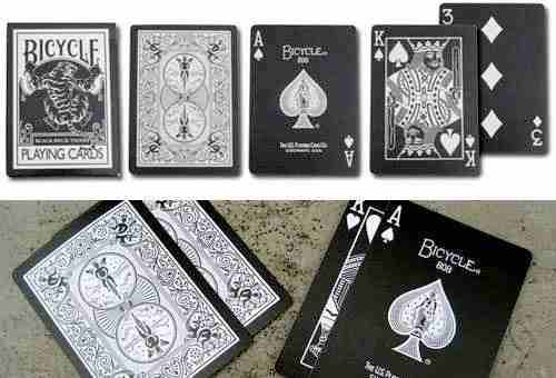 Cartas Poker Y Magia / Bicycle Black Tiger