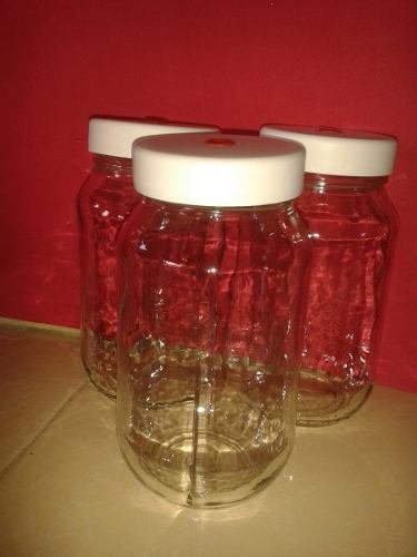 Envase De Vidrio 500 Cc Tipo Vaso Jars Mason De Rosca