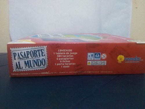 Juego De Mesa Pasaporte Al Mundo