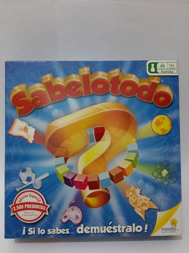 Juego De Mesa Sabelotodo (con  Preguntas Y Respuestas)