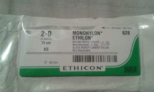 Mono Nylon Ethicon 2-0 Recta