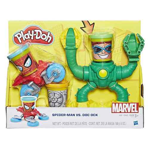 Play-doh Juego De Mvl Spiderman Vs Doc Ock Original, Hasbro