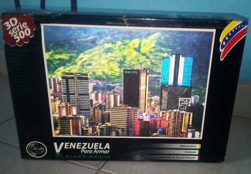 Rompecabezas Venezuela Caracas 500 Piezas Serie 3d