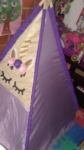 Teepee Casita De Indio Niña Carpa Juguete Unicornio Santa