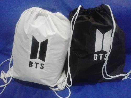 Bolso Tula Bts Impermeable Bordado