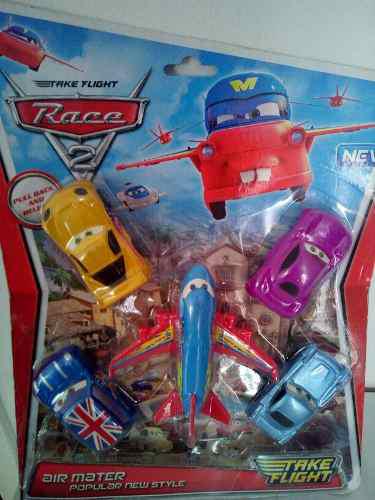 Carros Cars 5 Piezas A Friccion