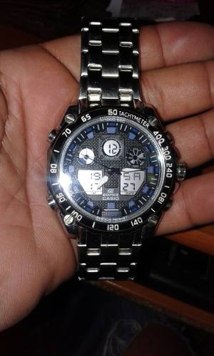 Casio Edifice 4 Piñones Correa Metal