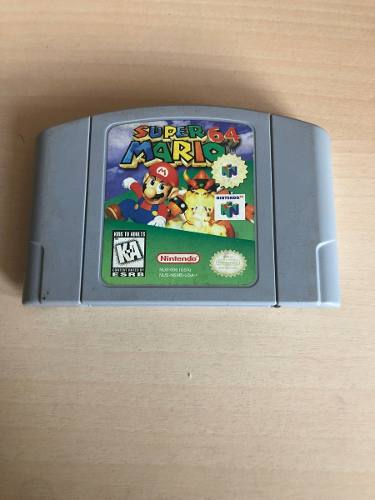 Juego Original Super Mario 64, Casette Nintendo 64, N64