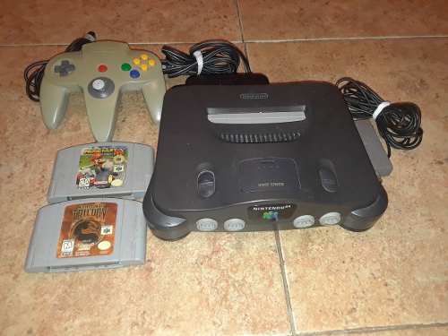 Nintendo 64 + Marios Kart 64 + Mortal Kombat