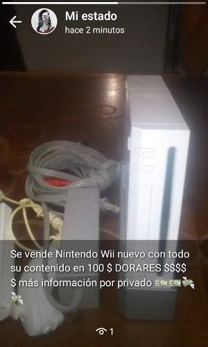Nintendo Wii Con Todo Sus Componentes Nuevo El Precio Es De
