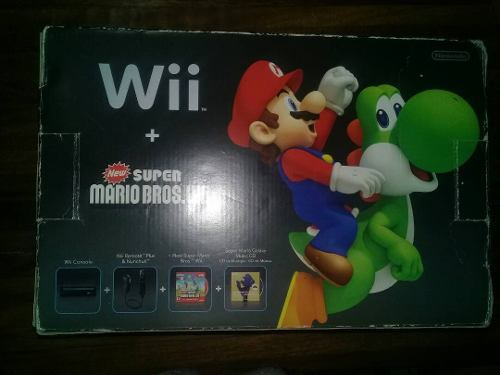 Nintendo Wii Edición Especial Super Mario Bros Original